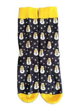 Borussia Dortmund BVB Weihnachtssocken Schneemann Gr. 39–44